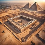 Dos grandes estructuras bajo la arena de la Gran Pirámide de Giza